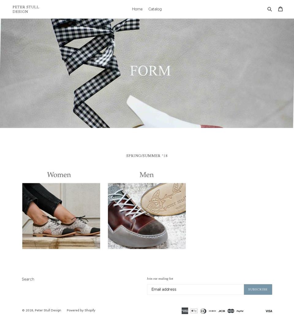 peterstull.com — Shopify storefront screenshot