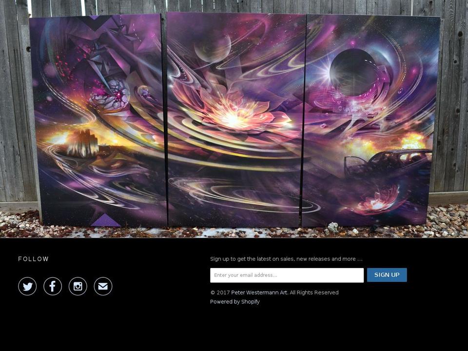 peterwestermann.com shopify website screenshot