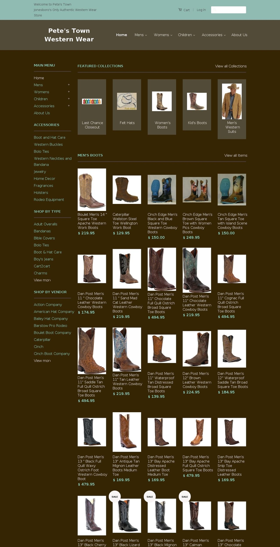 petestown.com shopify website screenshot