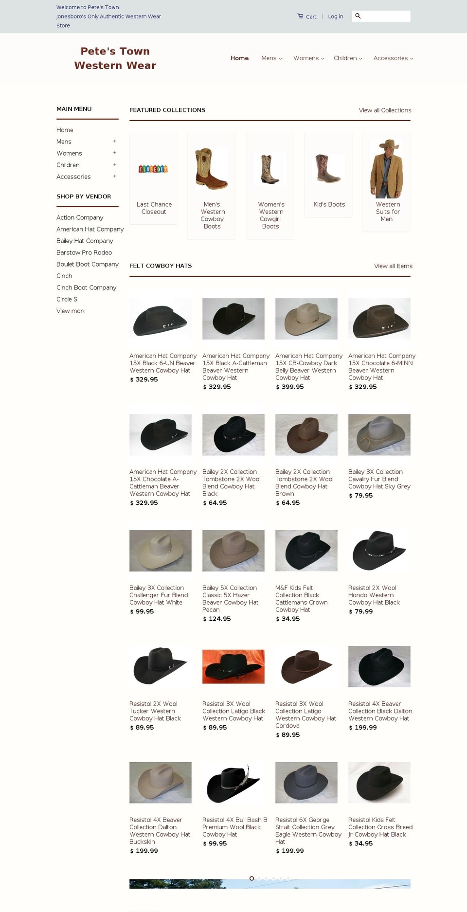 petestown.org shopify website screenshot