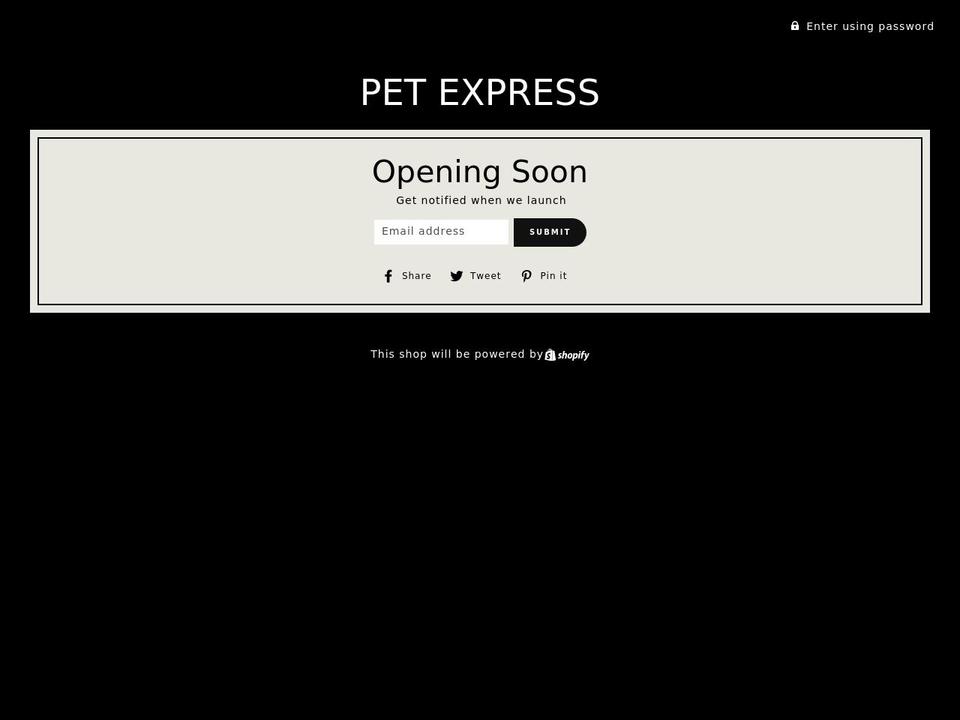 petexpressla.com shopify website screenshot