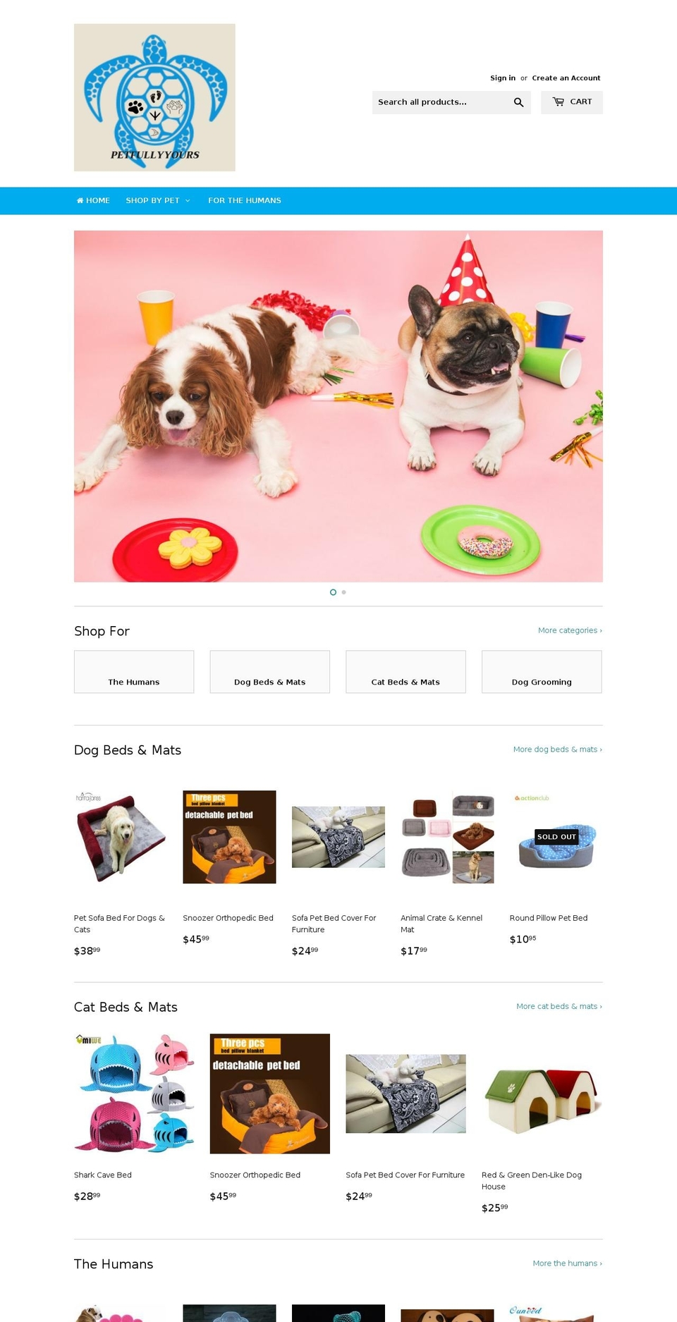 petfullyyours.com — Shopify storefront screenshot