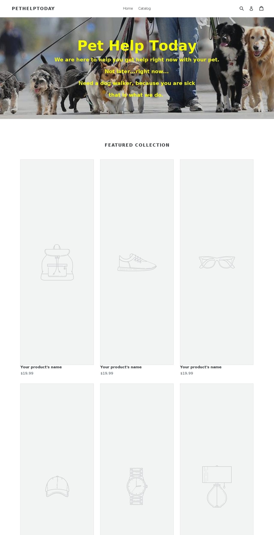 pethelptoday.com — Shopify storefront screenshot