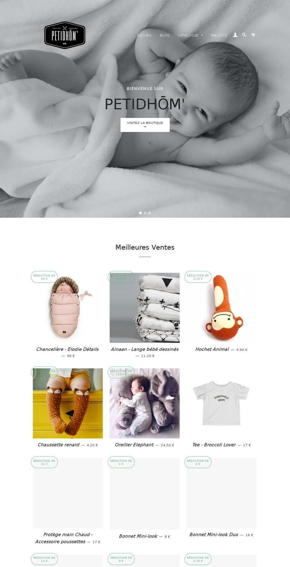 petidhom.com — Shopify storefront screenshot