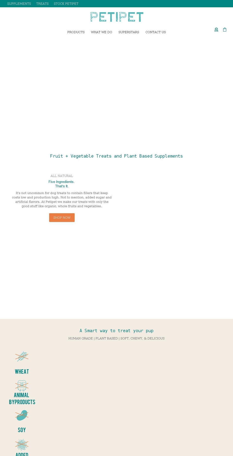 petipetfood.com — Shopify storefront screenshot