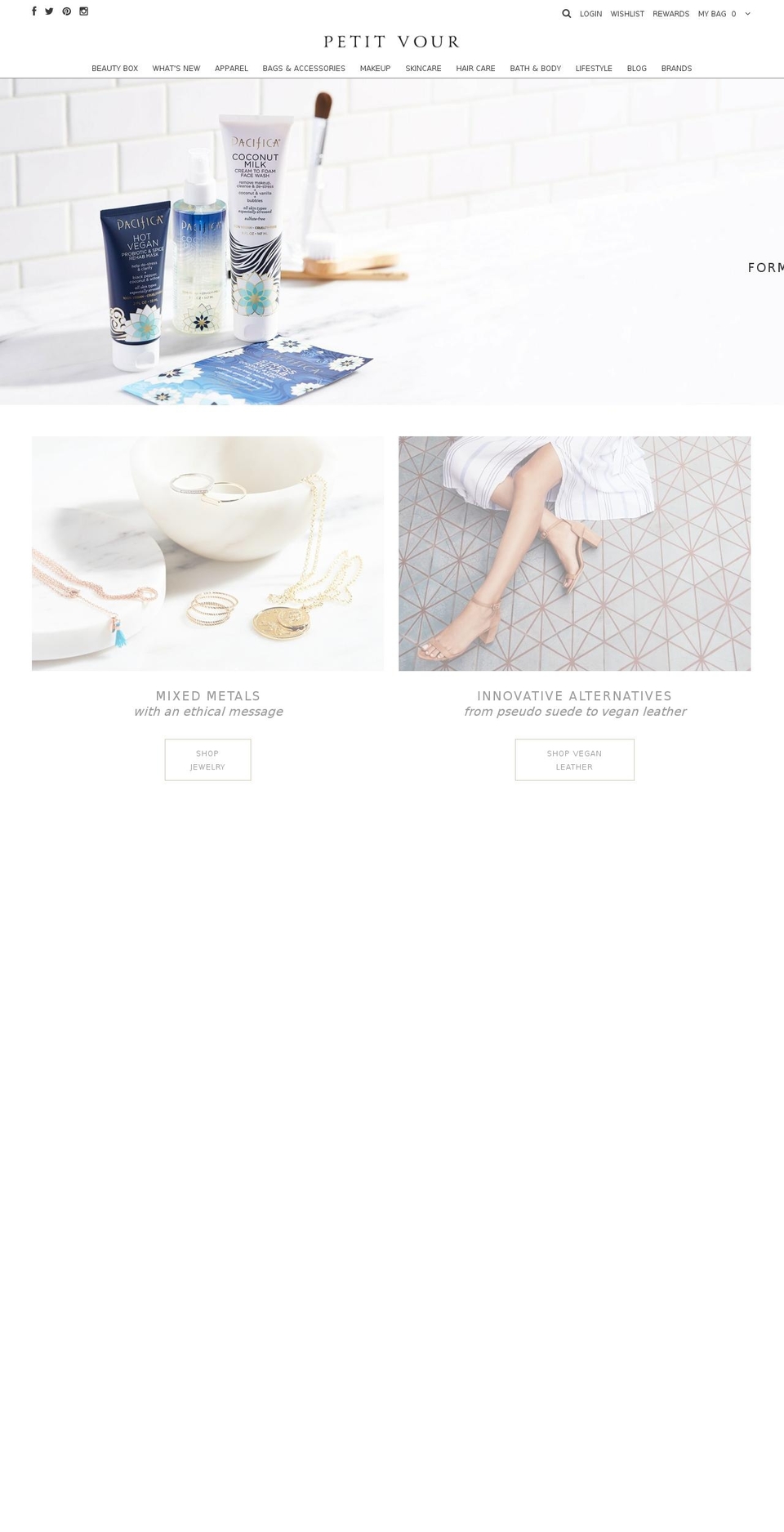 petit-vour-3.myshopify.com shopify website screenshot