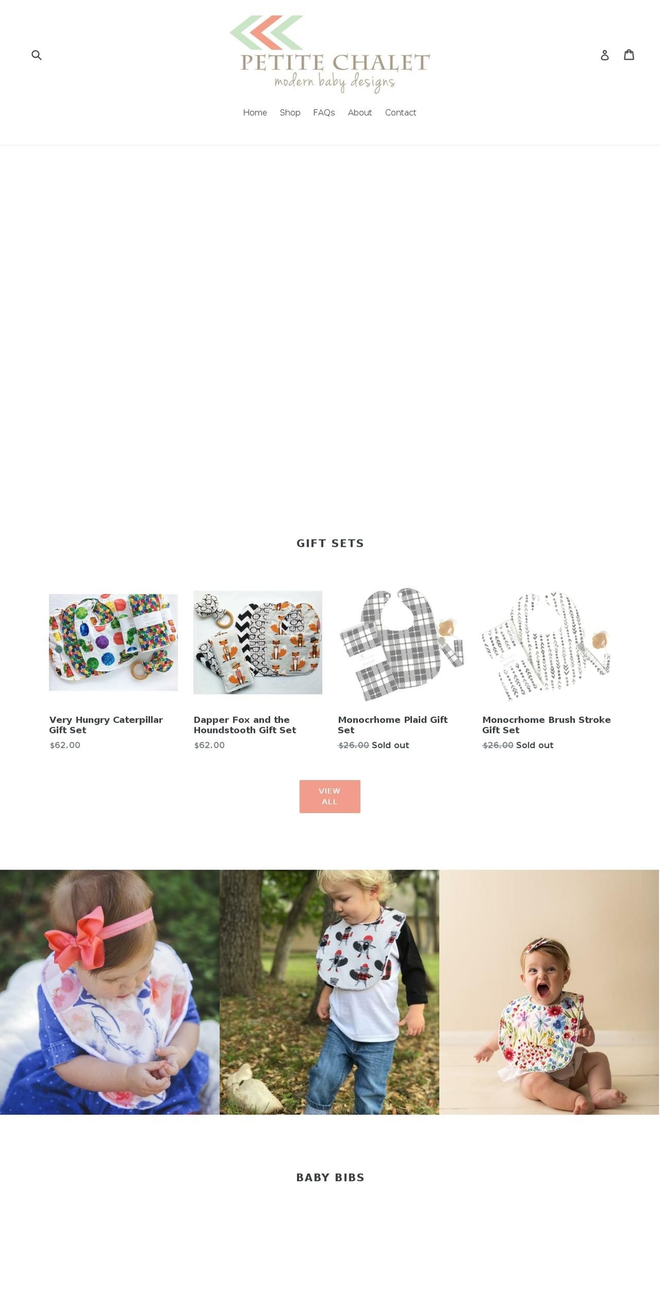 petitechalet.com — Shopify storefront screenshot