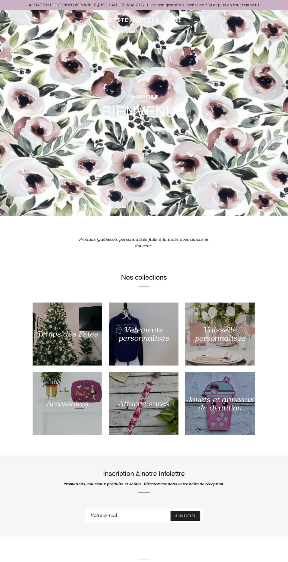 petitedouceurcie.com shopify website screenshot