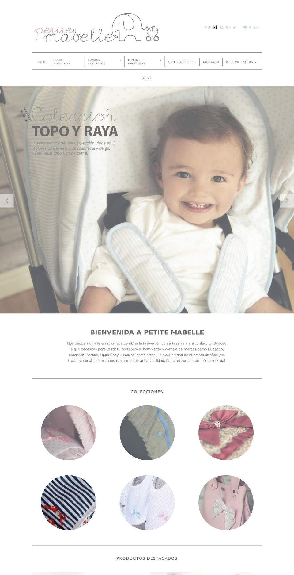 petitemabelle.com shopify website screenshot