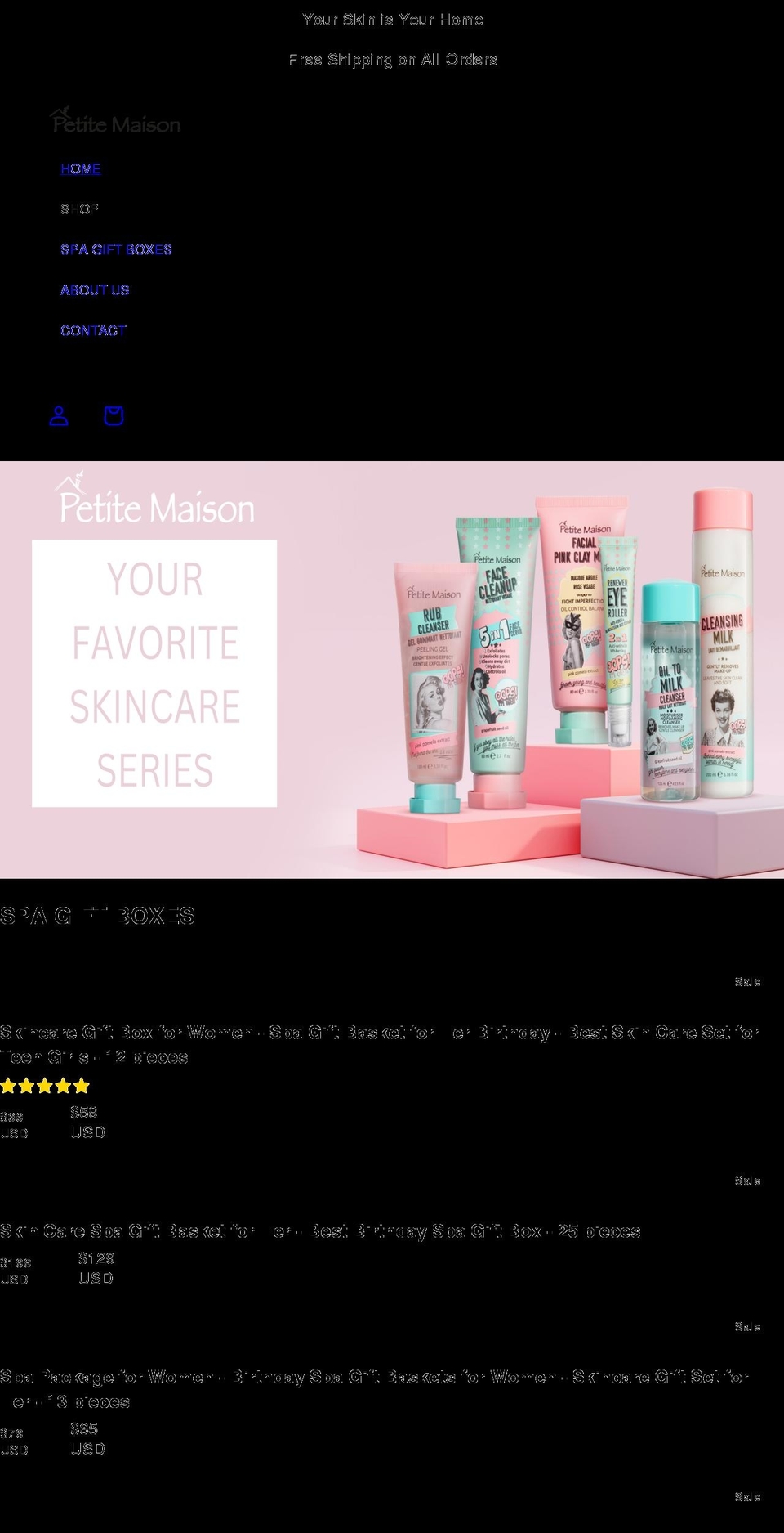 petitemaisonusa.com shopify website screenshot