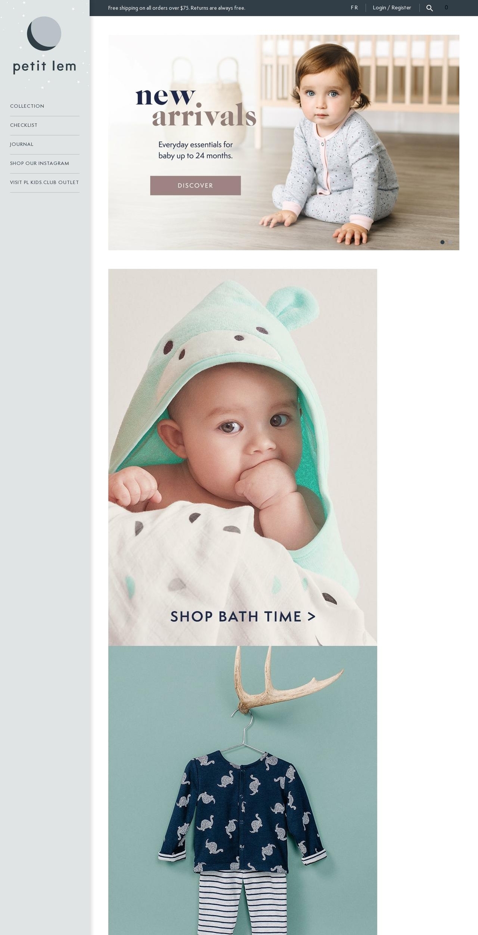 petitlem.com shopify website screenshot