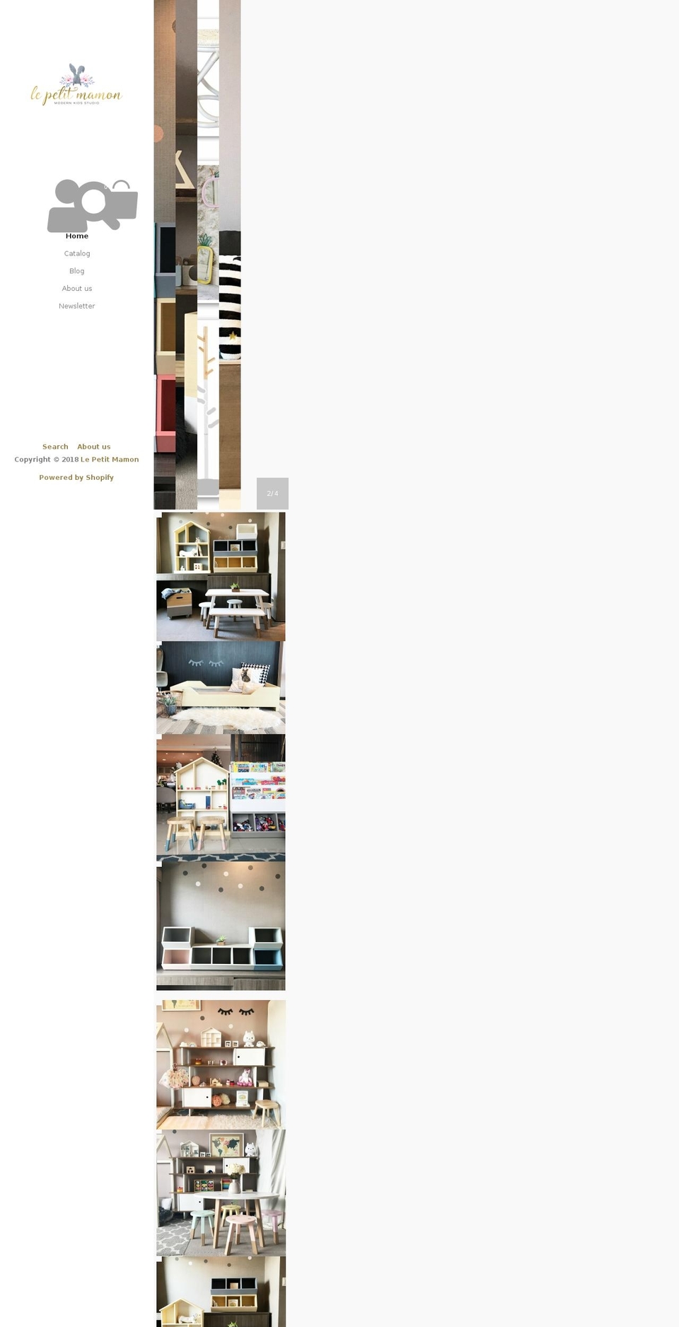 petitmamon.com shopify website screenshot