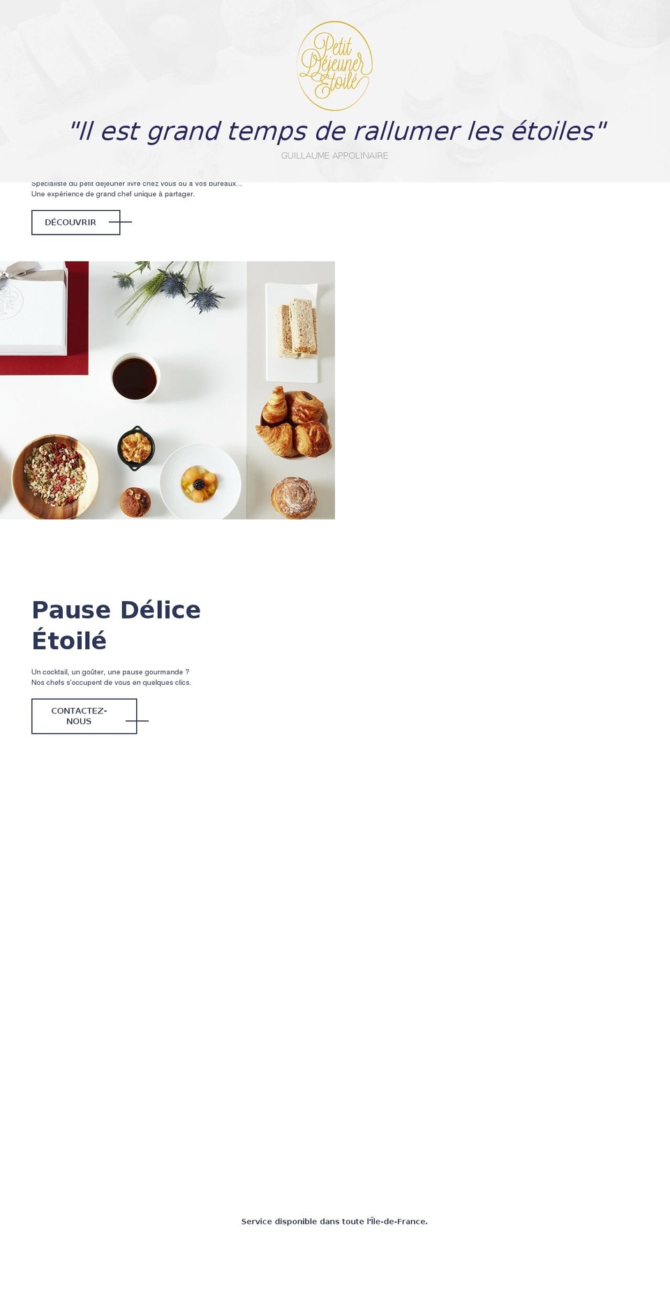 petitsdejeunersetoiles.com — Shopify storefront screenshot