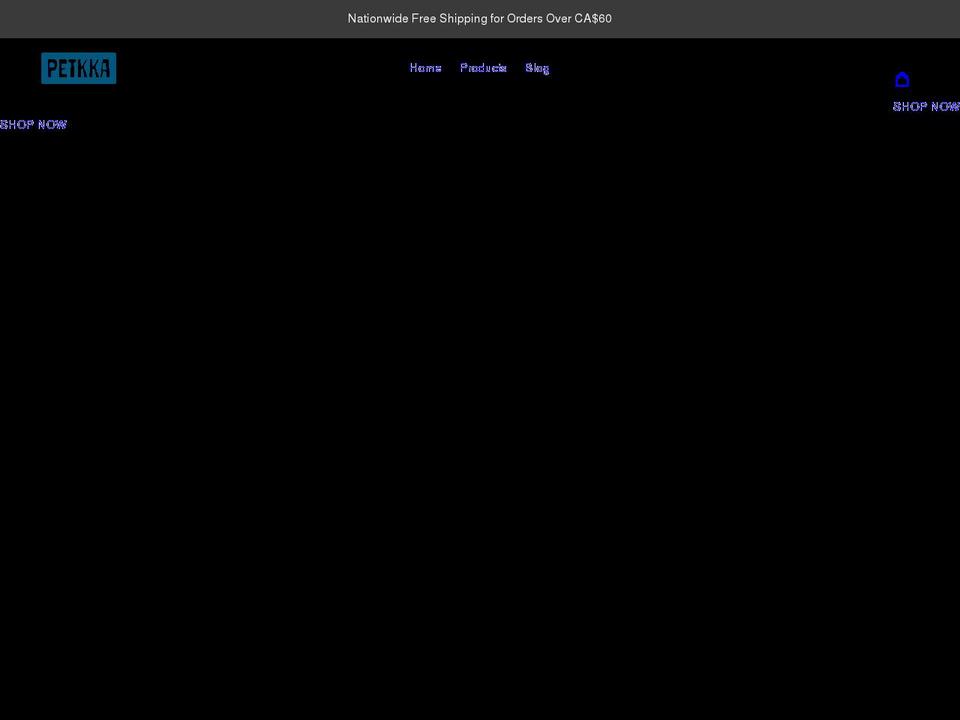 petkka.com shopify website screenshot
