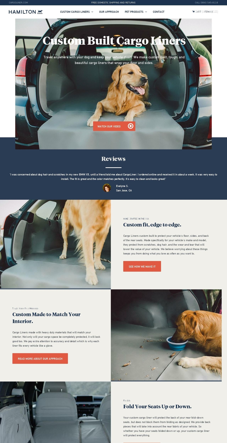 petliners.com — Shopify storefront screenshot