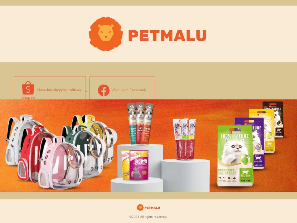 petmalu.shop shopify website screenshot