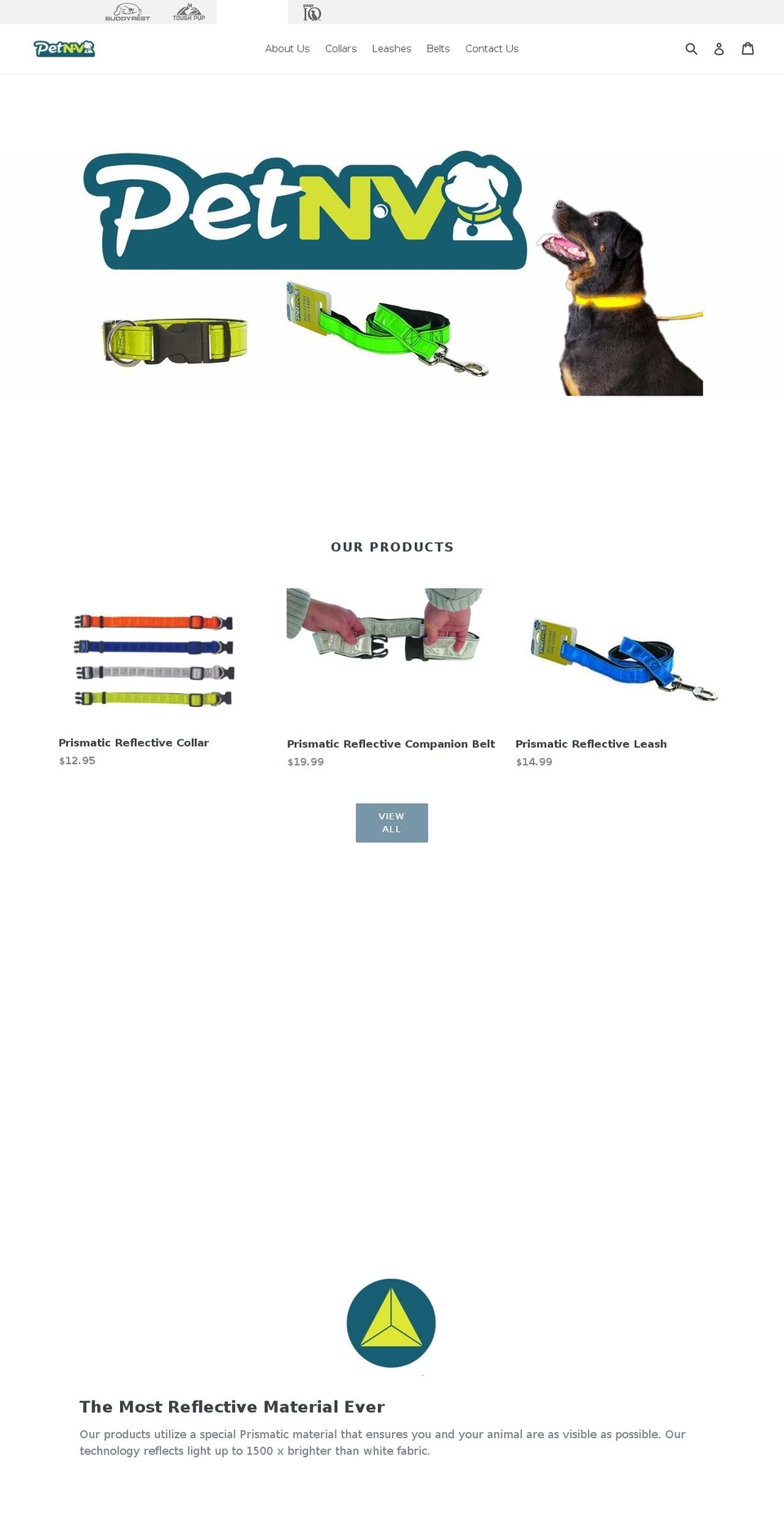 petnv.com — Shopify storefront screenshot