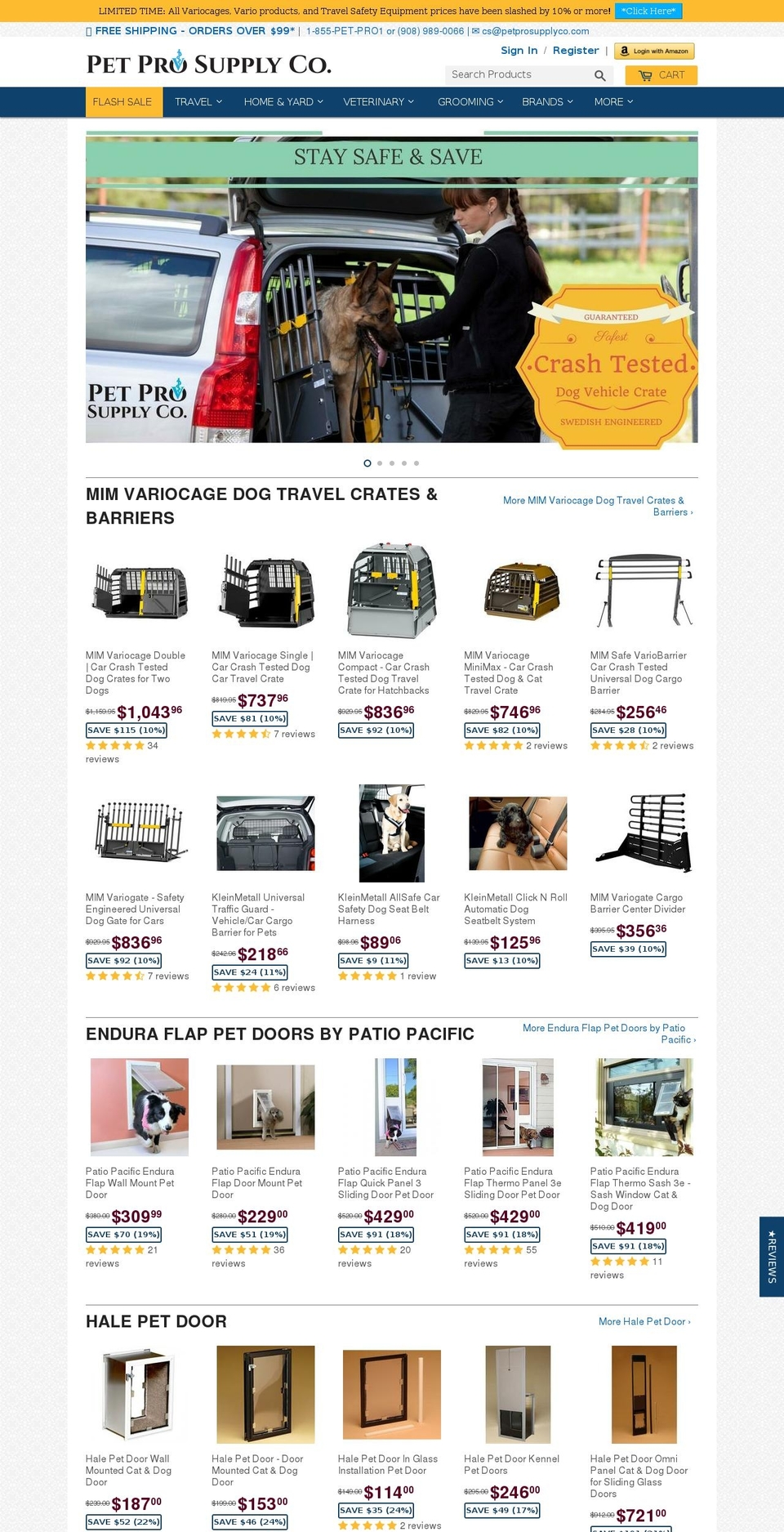 petprosupply.com — Shopify storefront screenshot