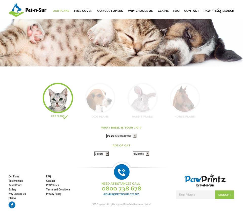 petprotect.co.nz shopify website screenshot