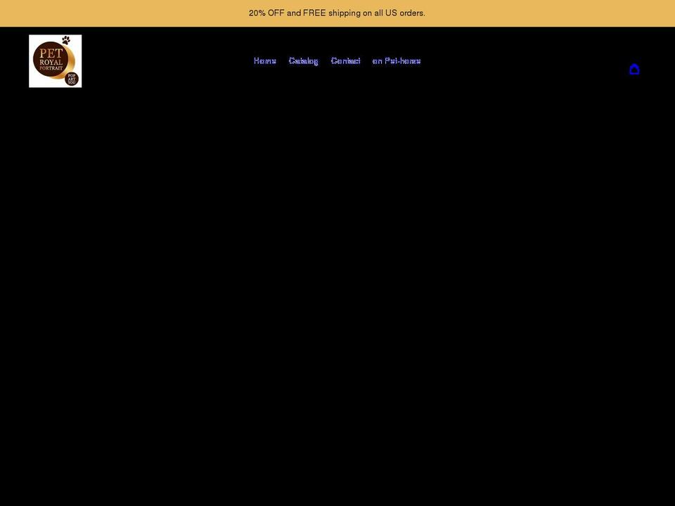 petroyalportrait.com shopify website screenshot
