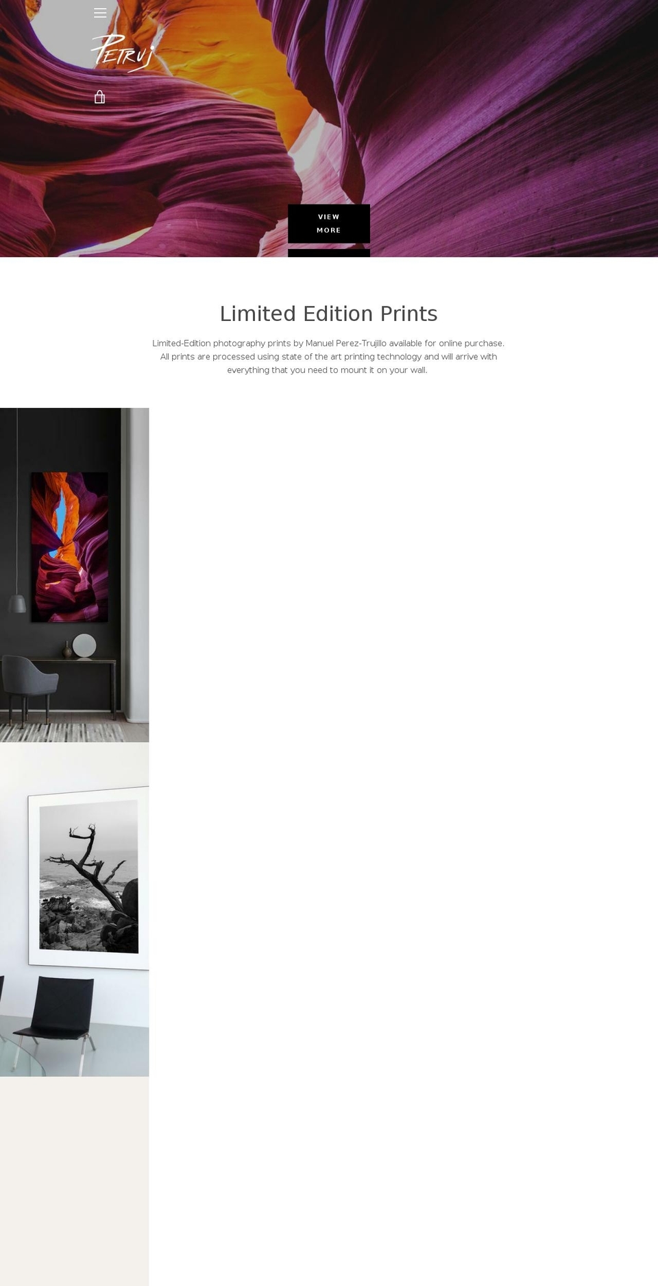 petruj.com shopify website screenshot
