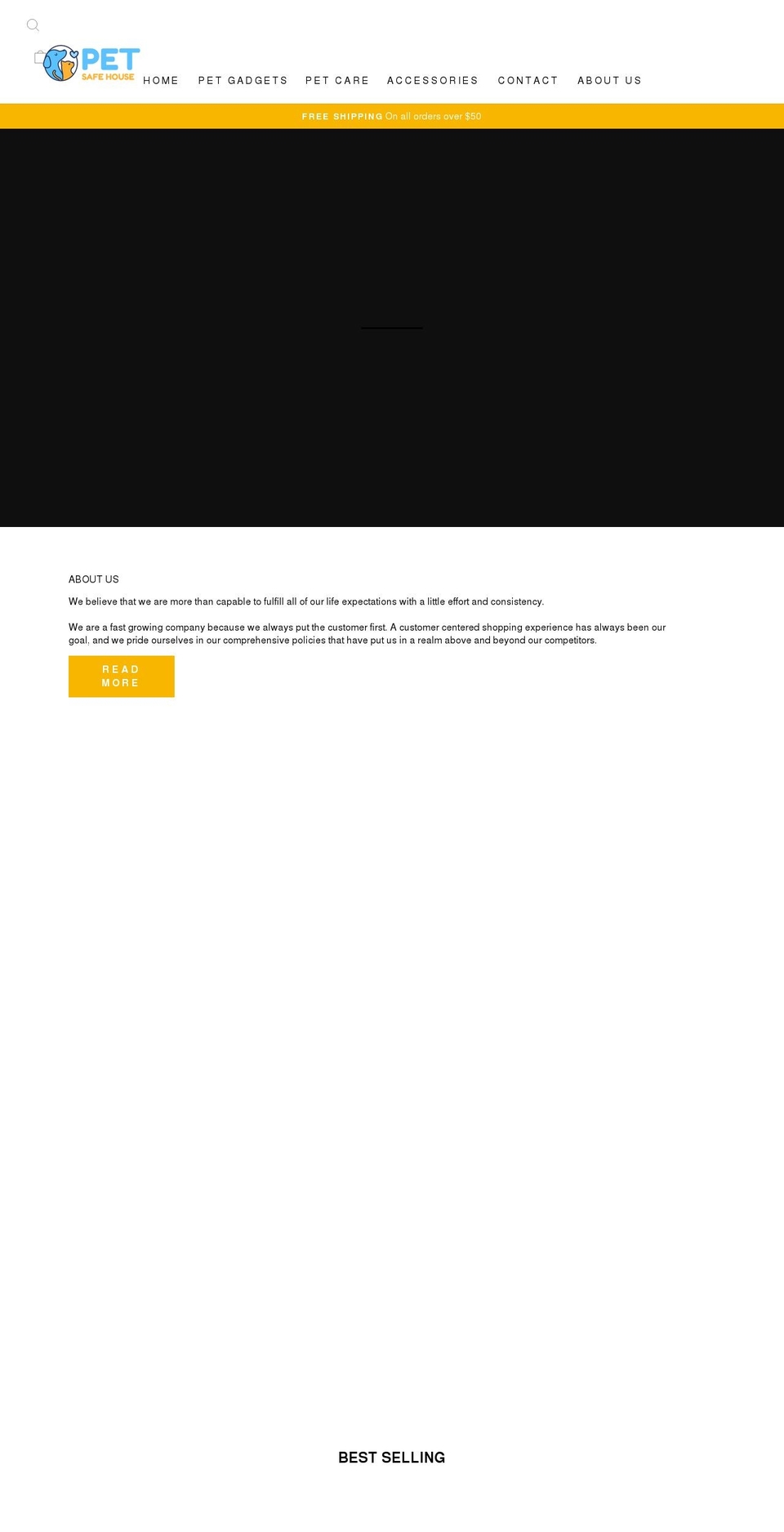 petsafehouse.com shopify website screenshot
