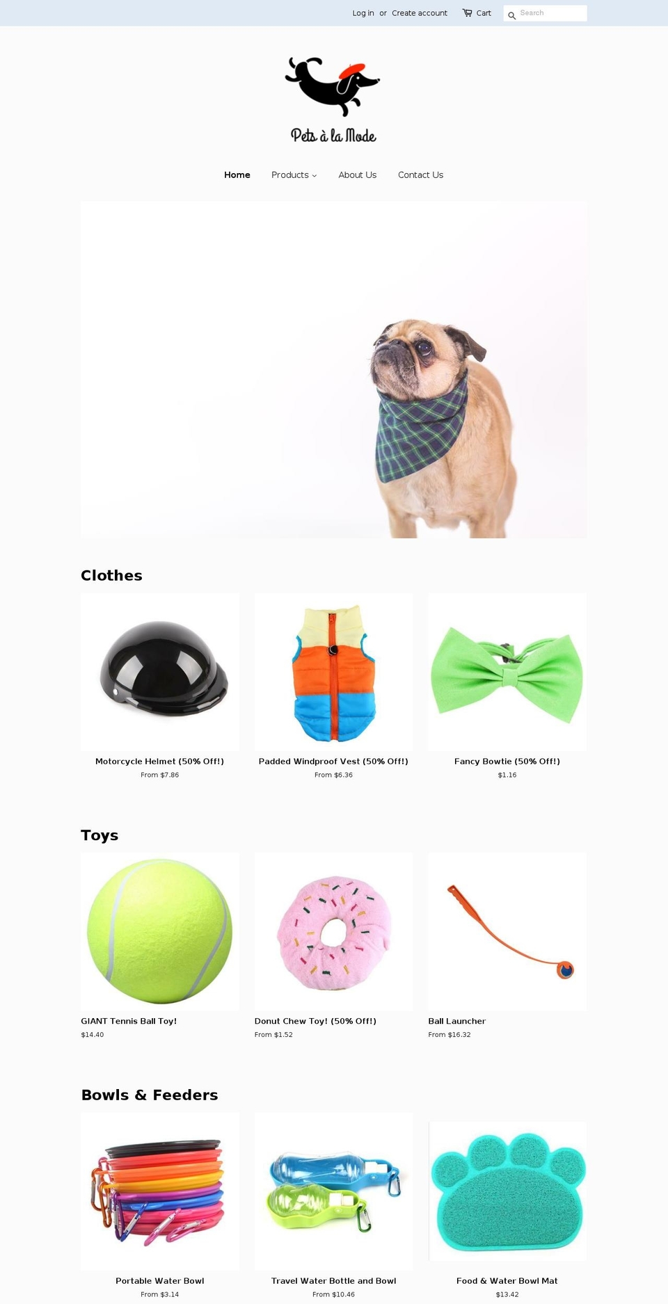 petsalamode.com shopify website screenshot