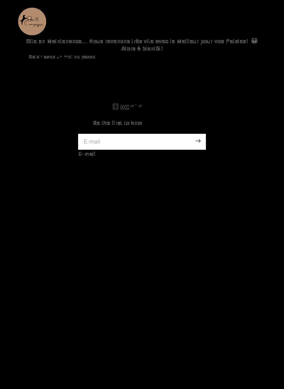 petsetcompagnie.com shopify website screenshot