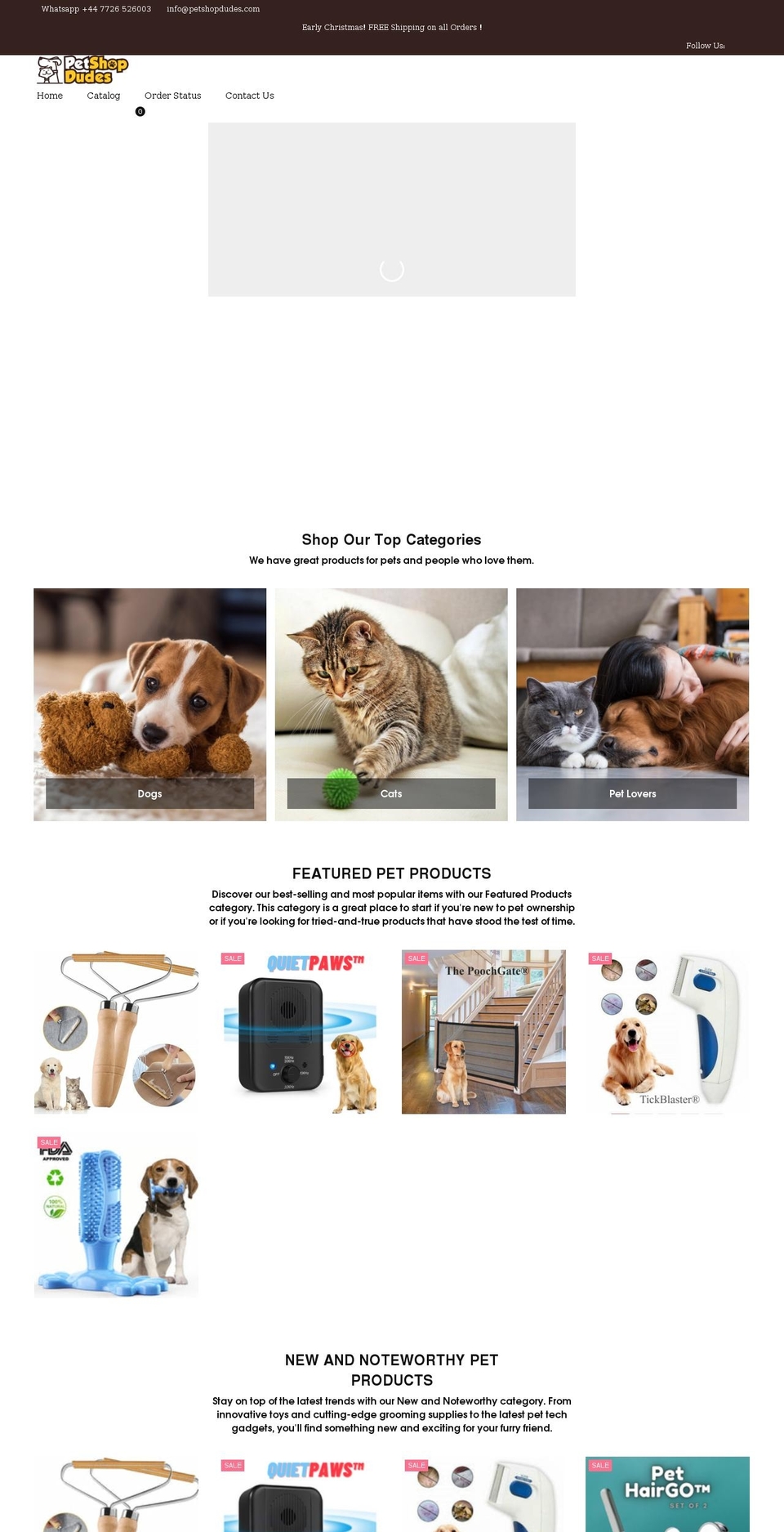 petshopdudes.myshopify.com shopify website screenshot