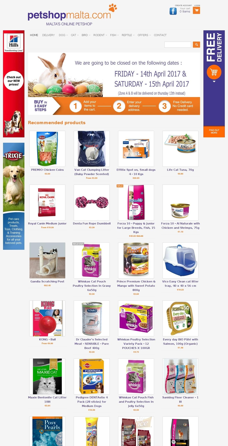 petshopmalta.info shopify website screenshot