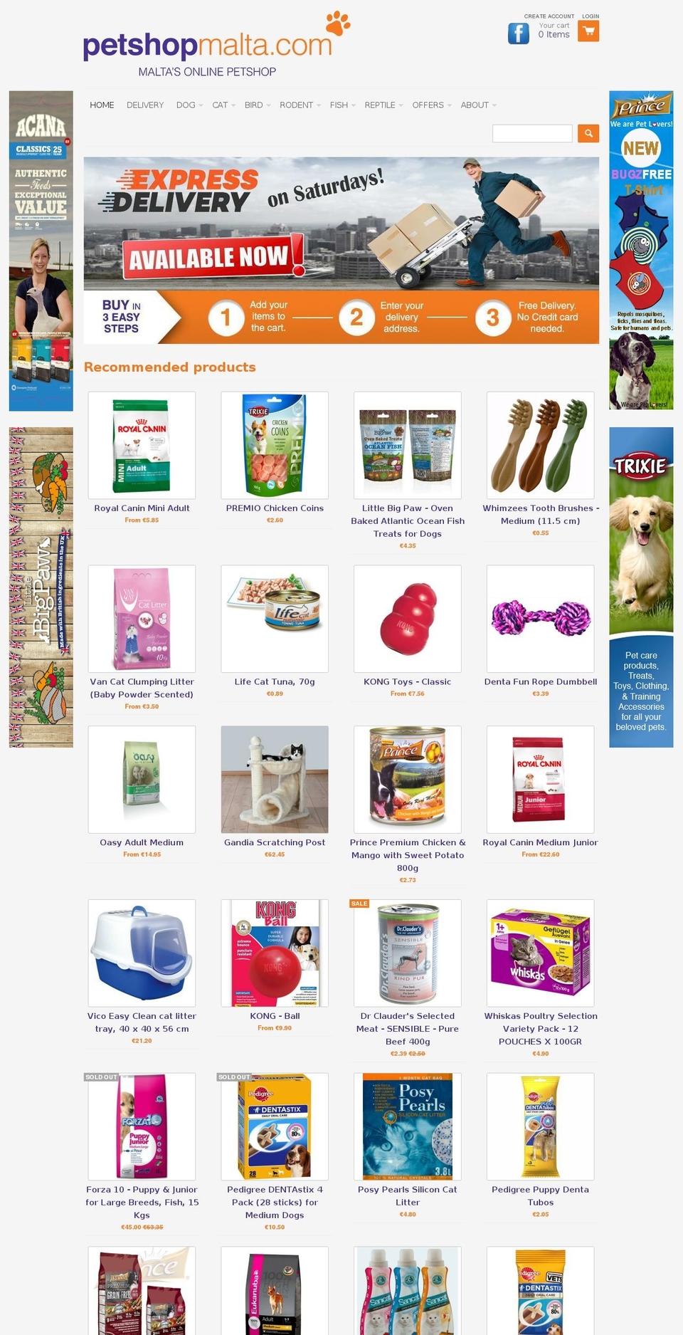 petshopmalta.net shopify website screenshot