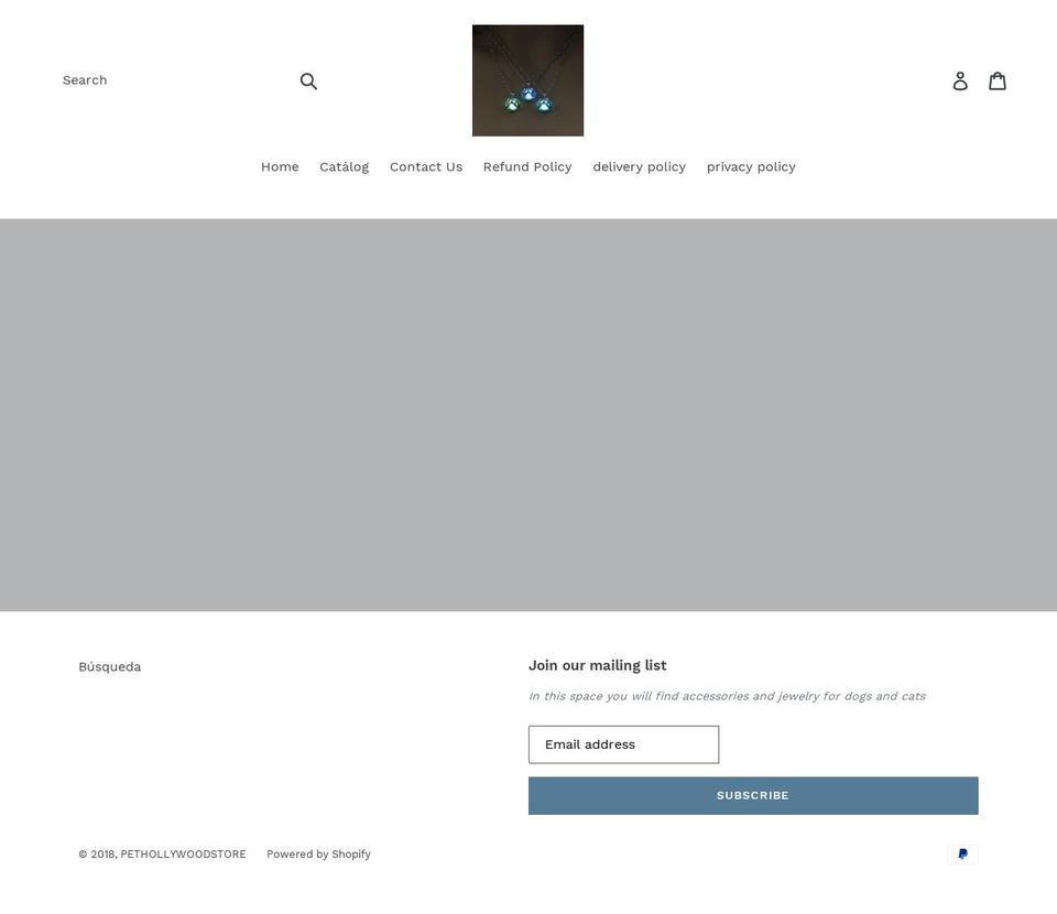 petsjewelrystore.com — Shopify storefront screenshot