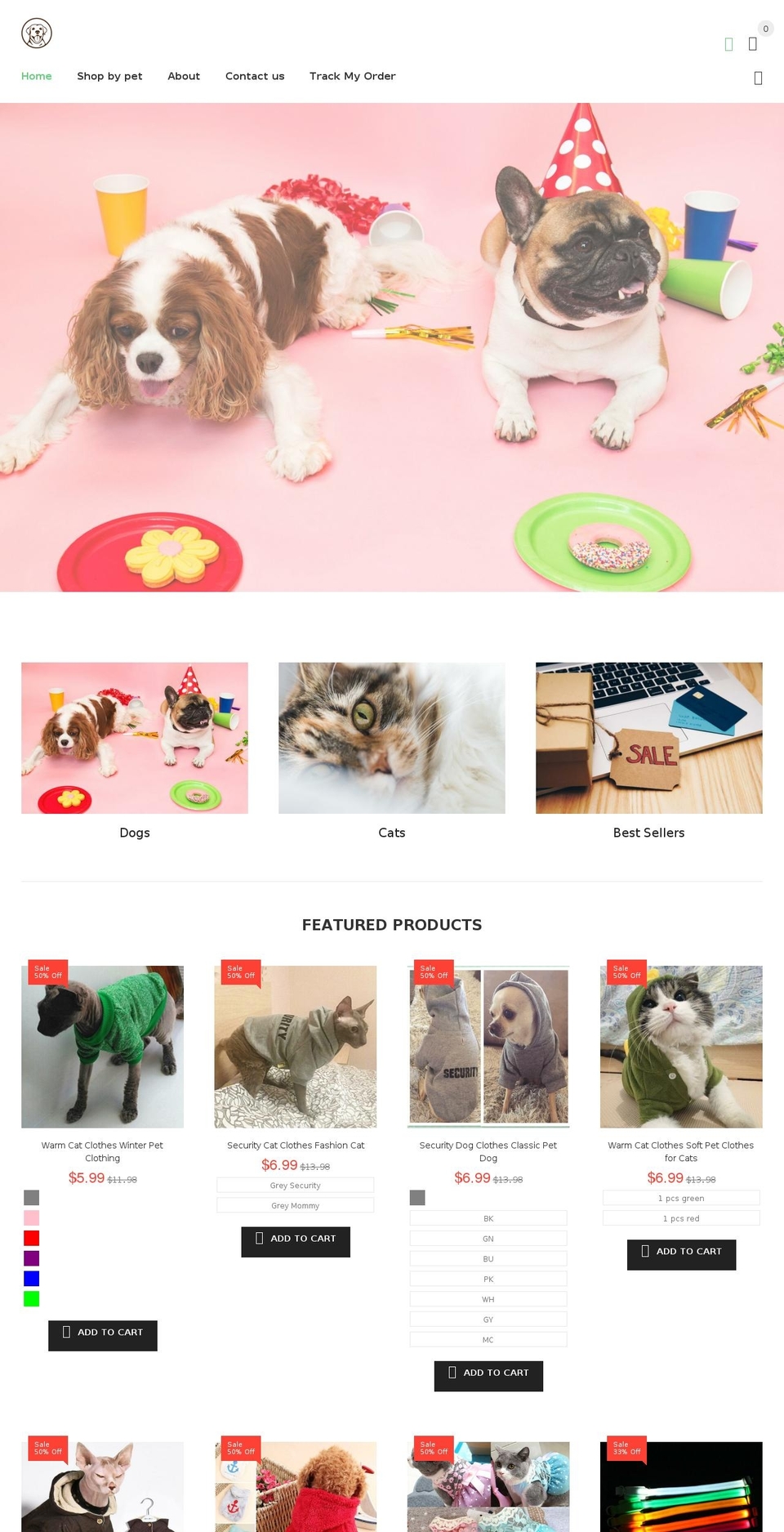 petsmartshop.com shopify website screenshot