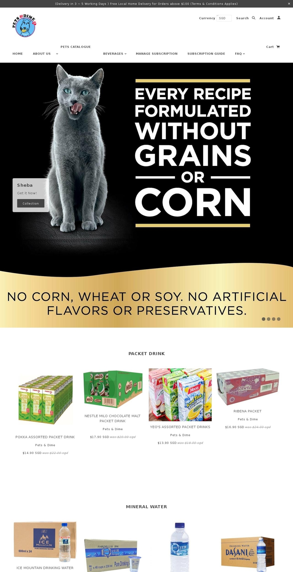 petsndime.com — Shopify storefront screenshot