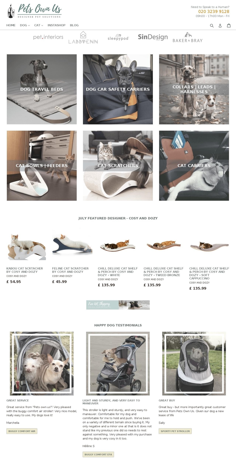 dsl-theme-6-1 Shopify theme site example petsownus.com