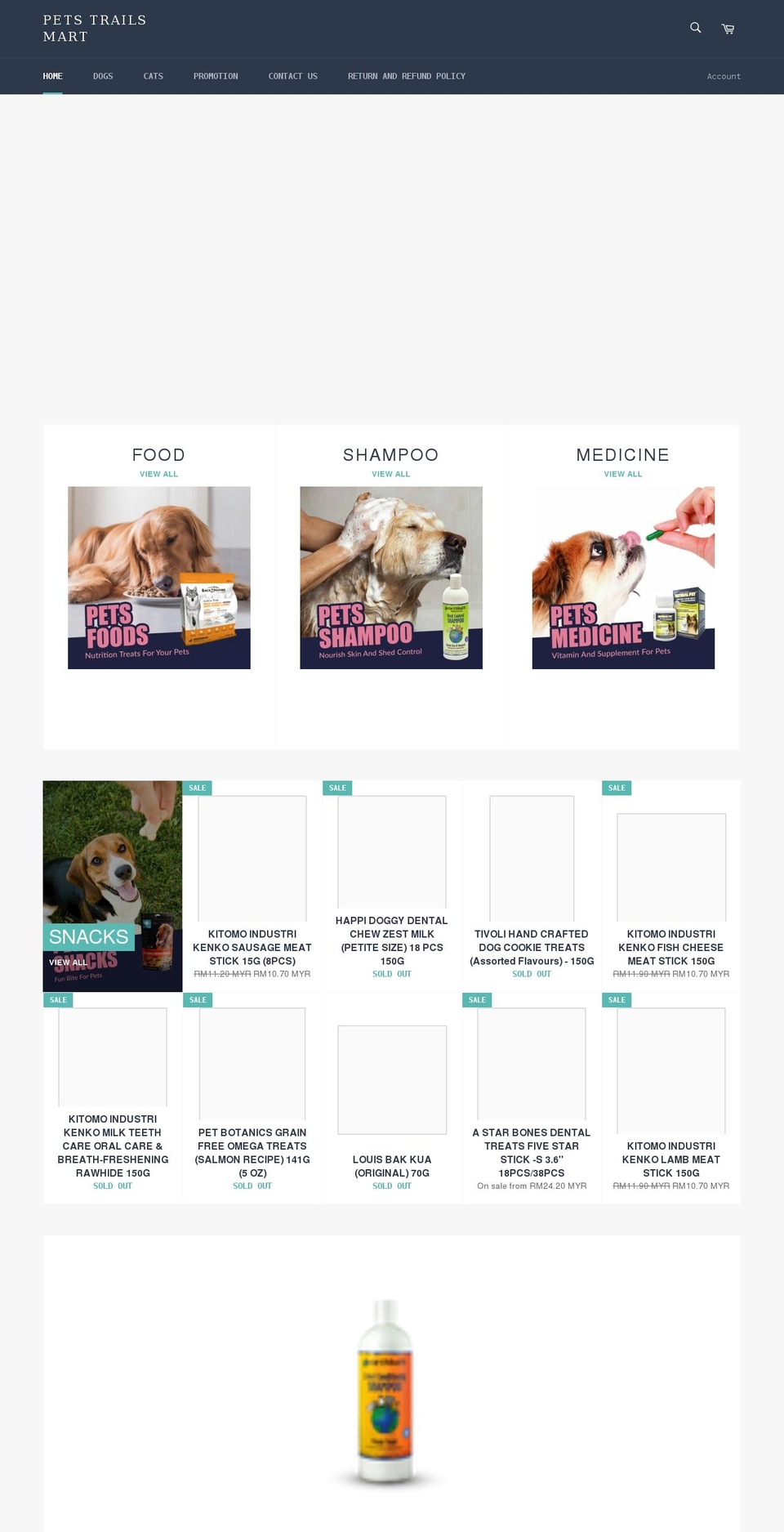 petstrailsmart.com shopify website screenshot