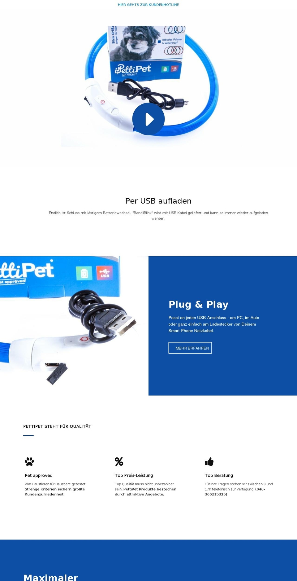 pettipet.com shopify website screenshot