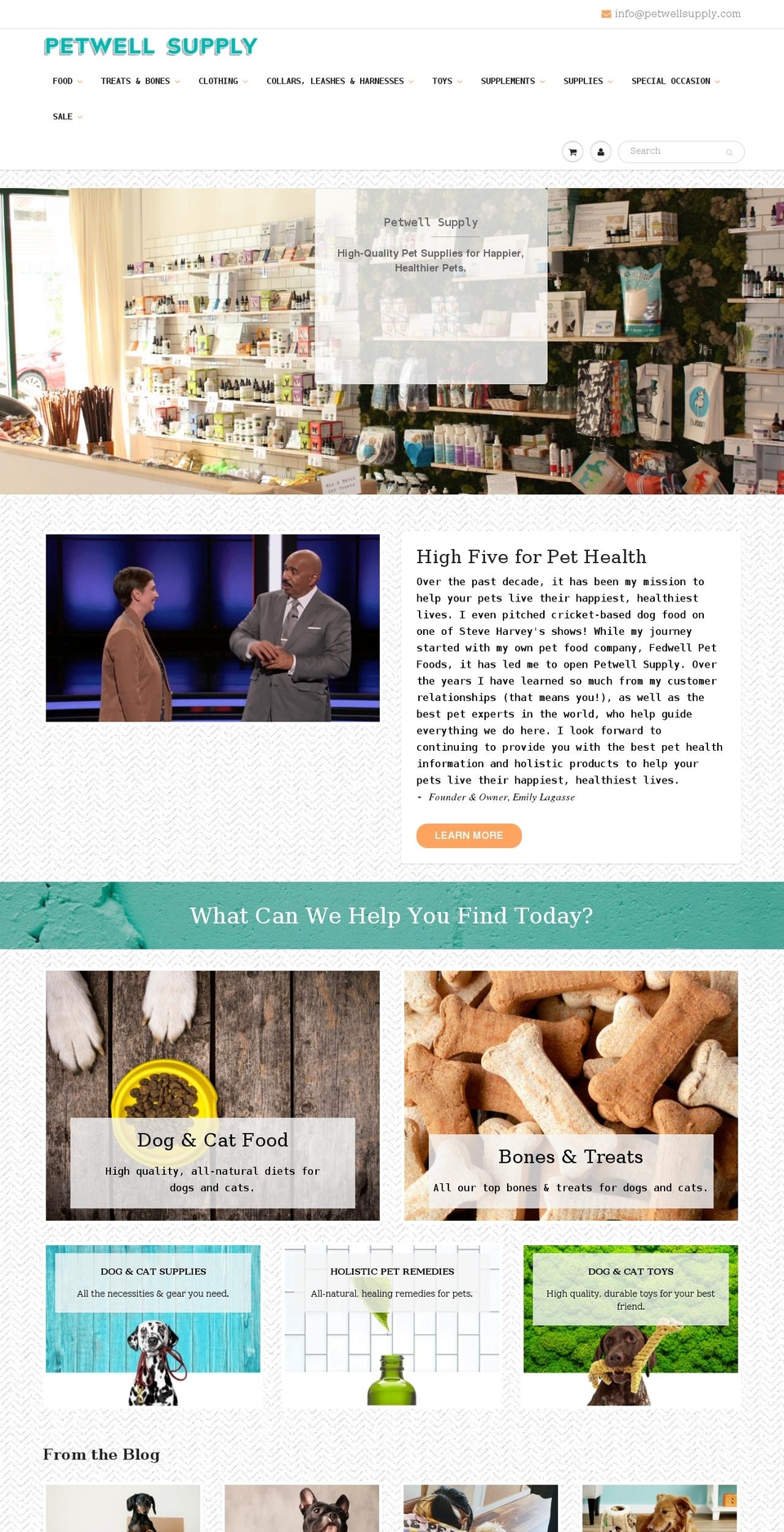petwellsupply.com — Shopify storefront screenshot