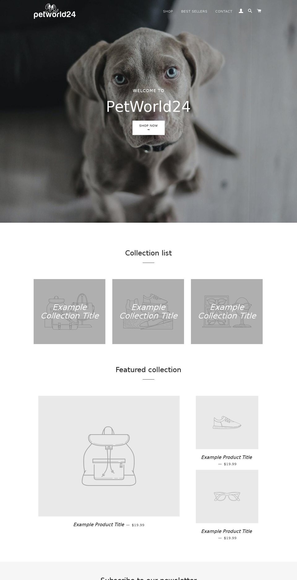 petworld24.com — Shopify storefront screenshot