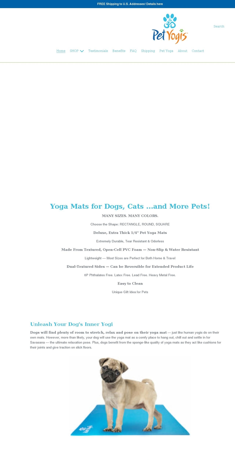 petyogis.com shopify website screenshot