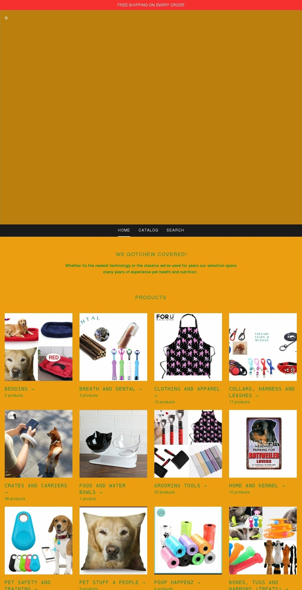 petz4us.com shopify website screenshot