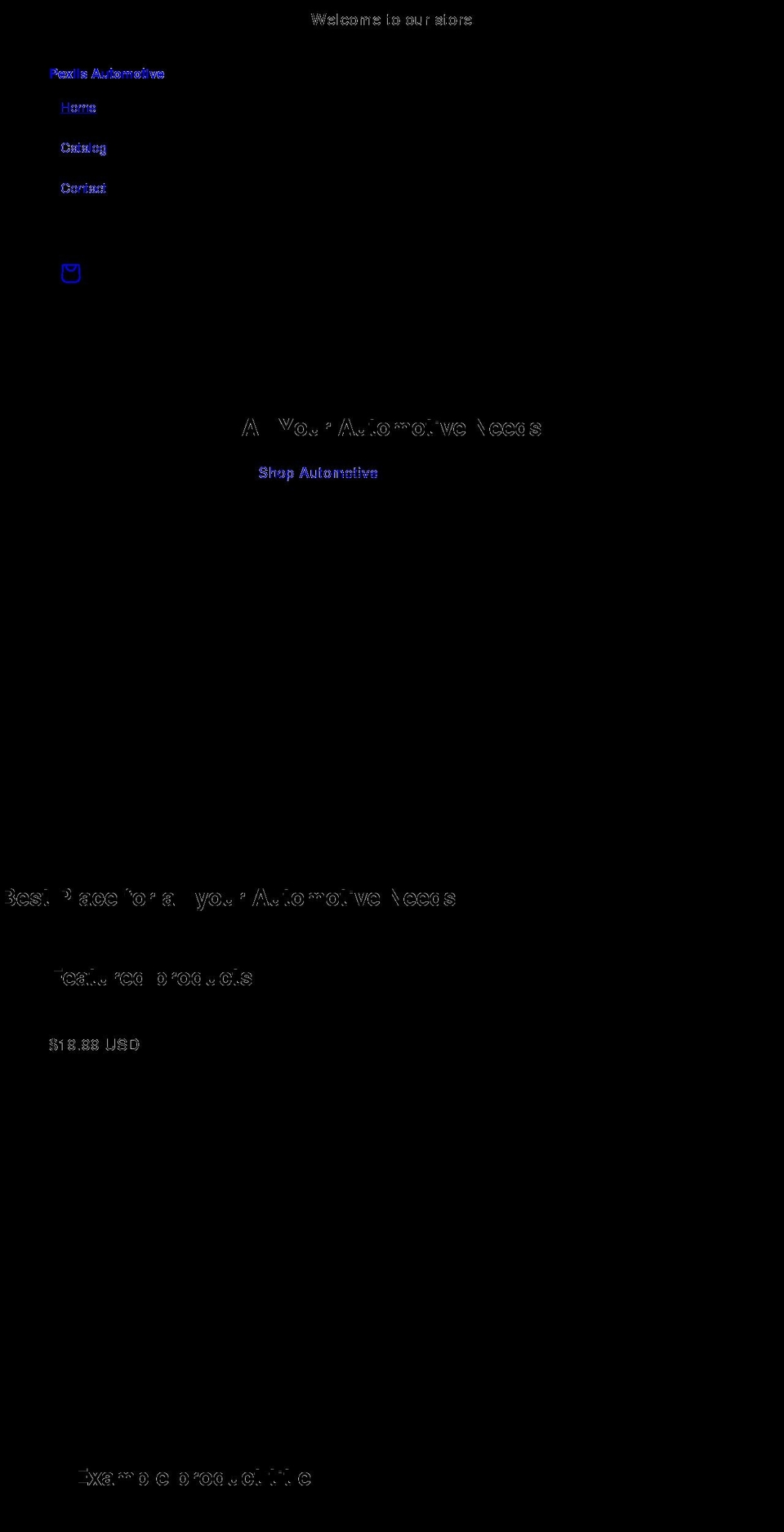 pexils.com shopify website screenshot