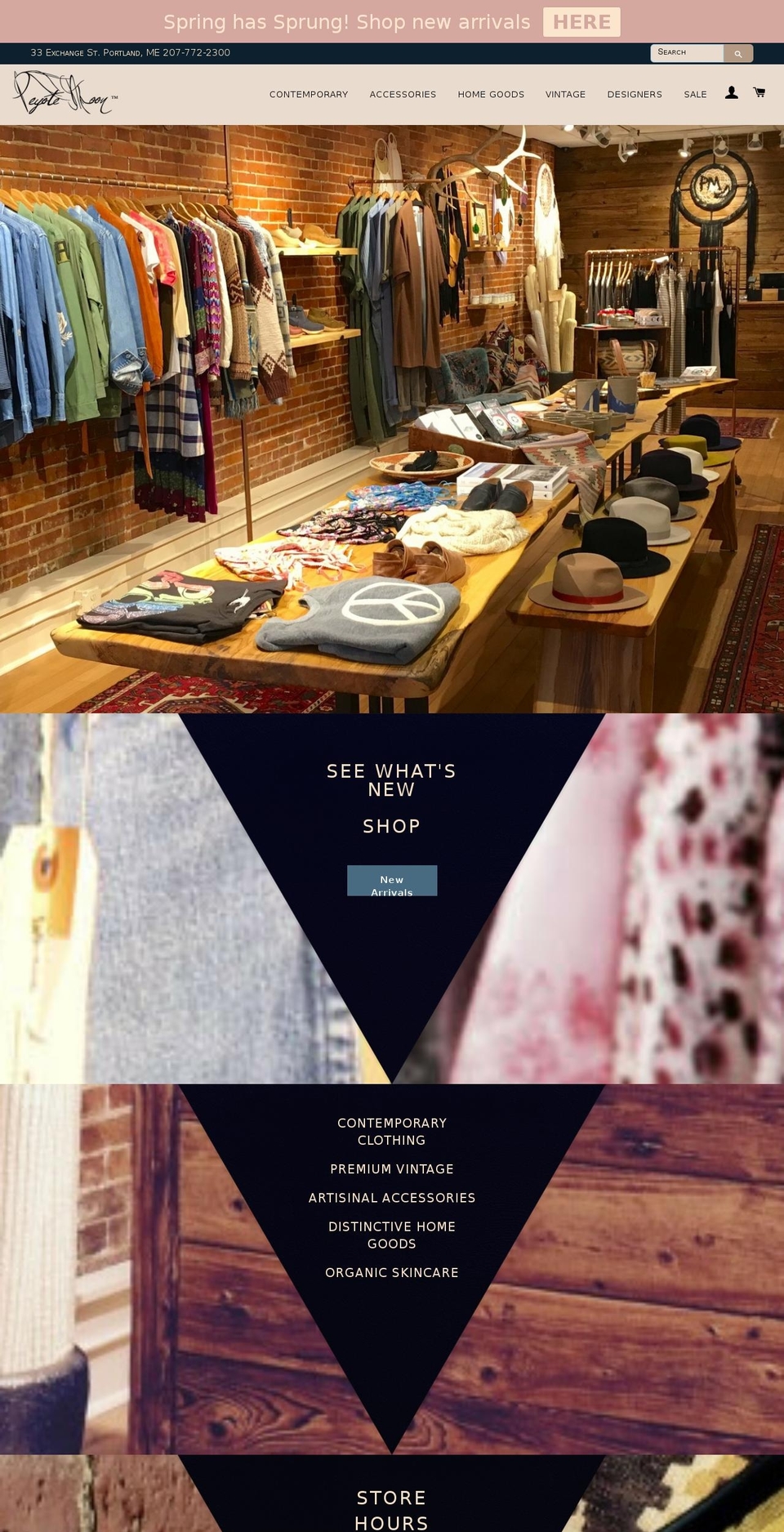 peyotemoon.com shopify website screenshot