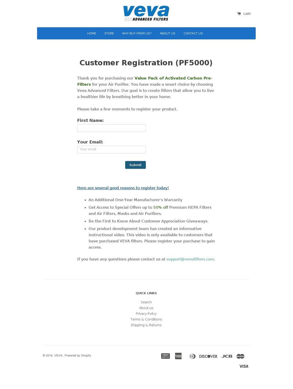 pf5000.com — Shopify storefront screenshot
