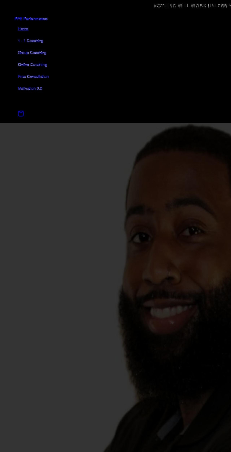 pfeperformance.com shopify website screenshot