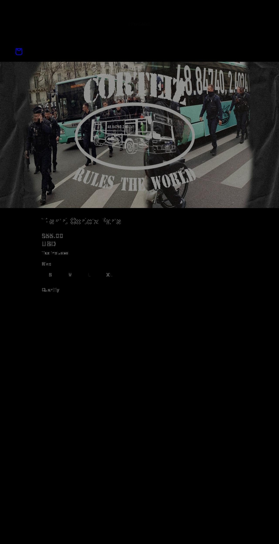 pfwgang.com — Shopify storefront screenshot