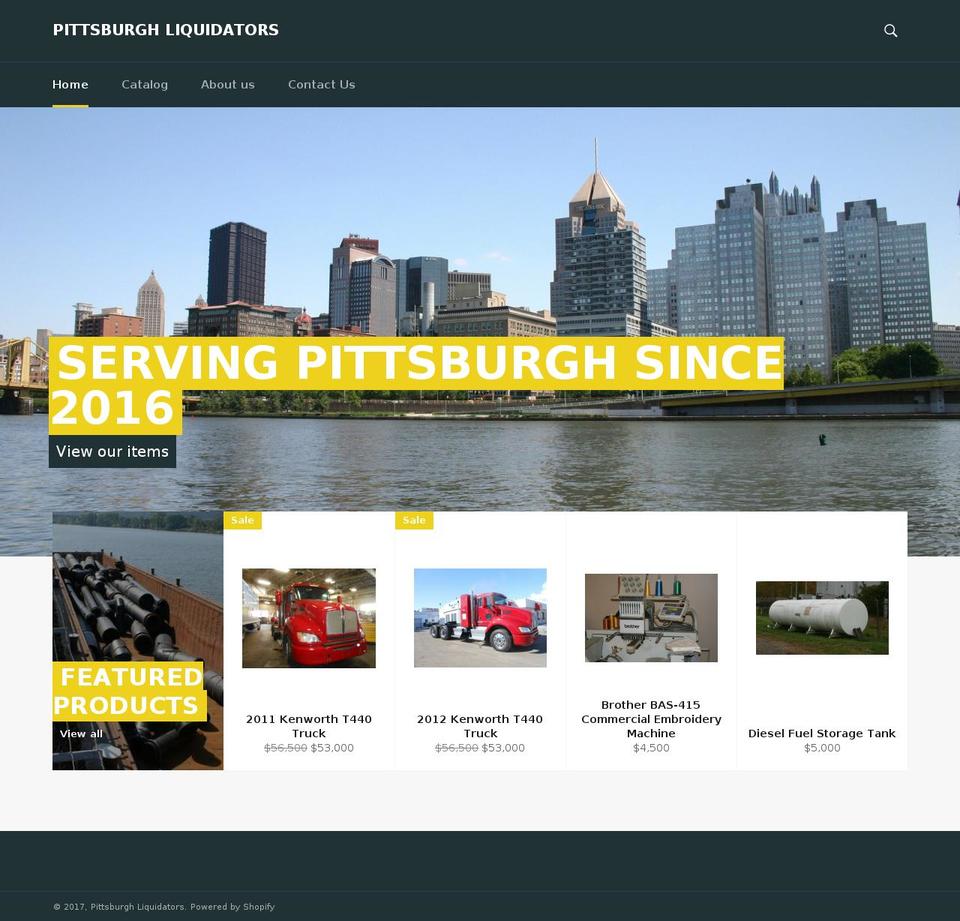 pghsupply.com shopify website screenshot