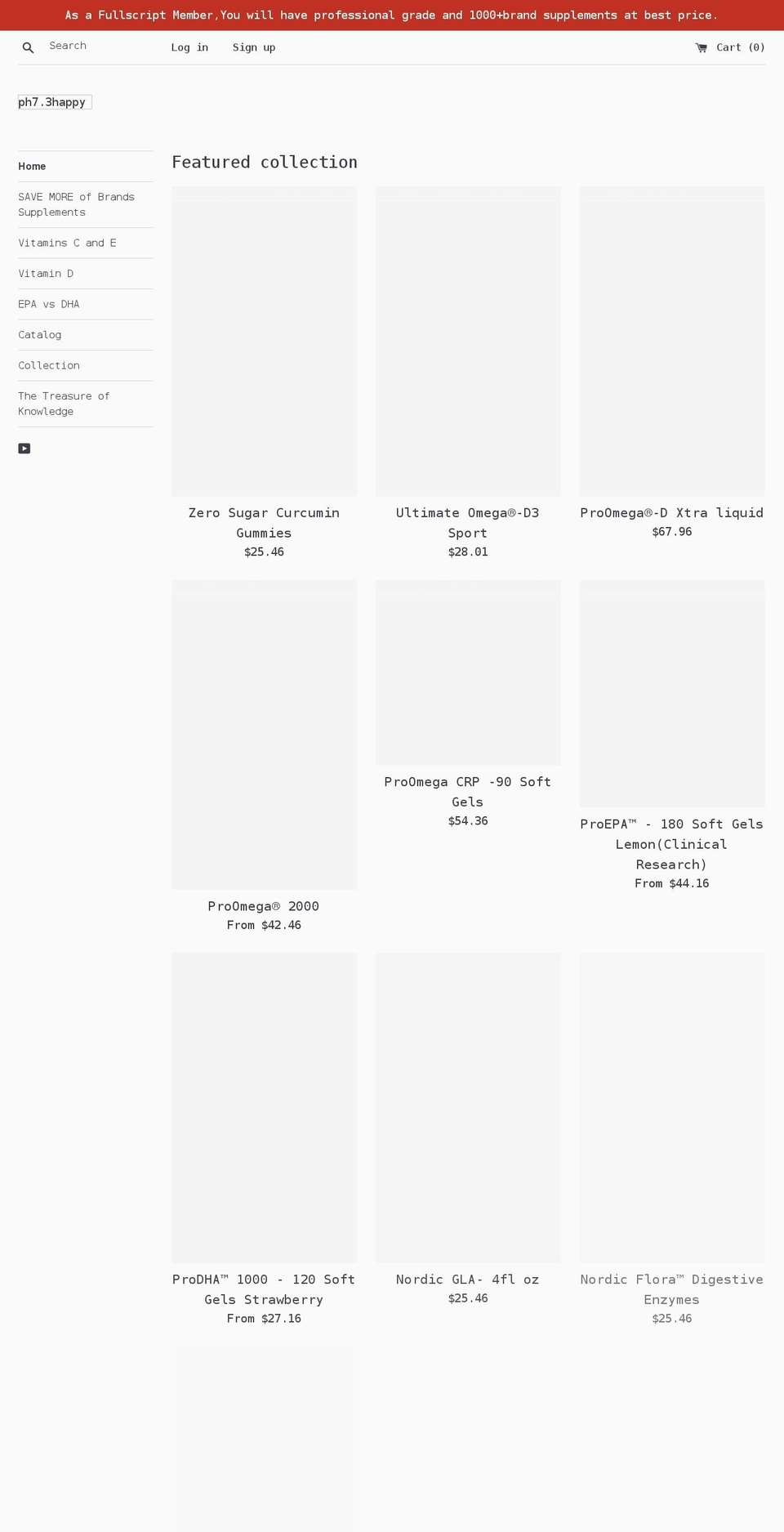 ph73happy.com shopify website screenshot