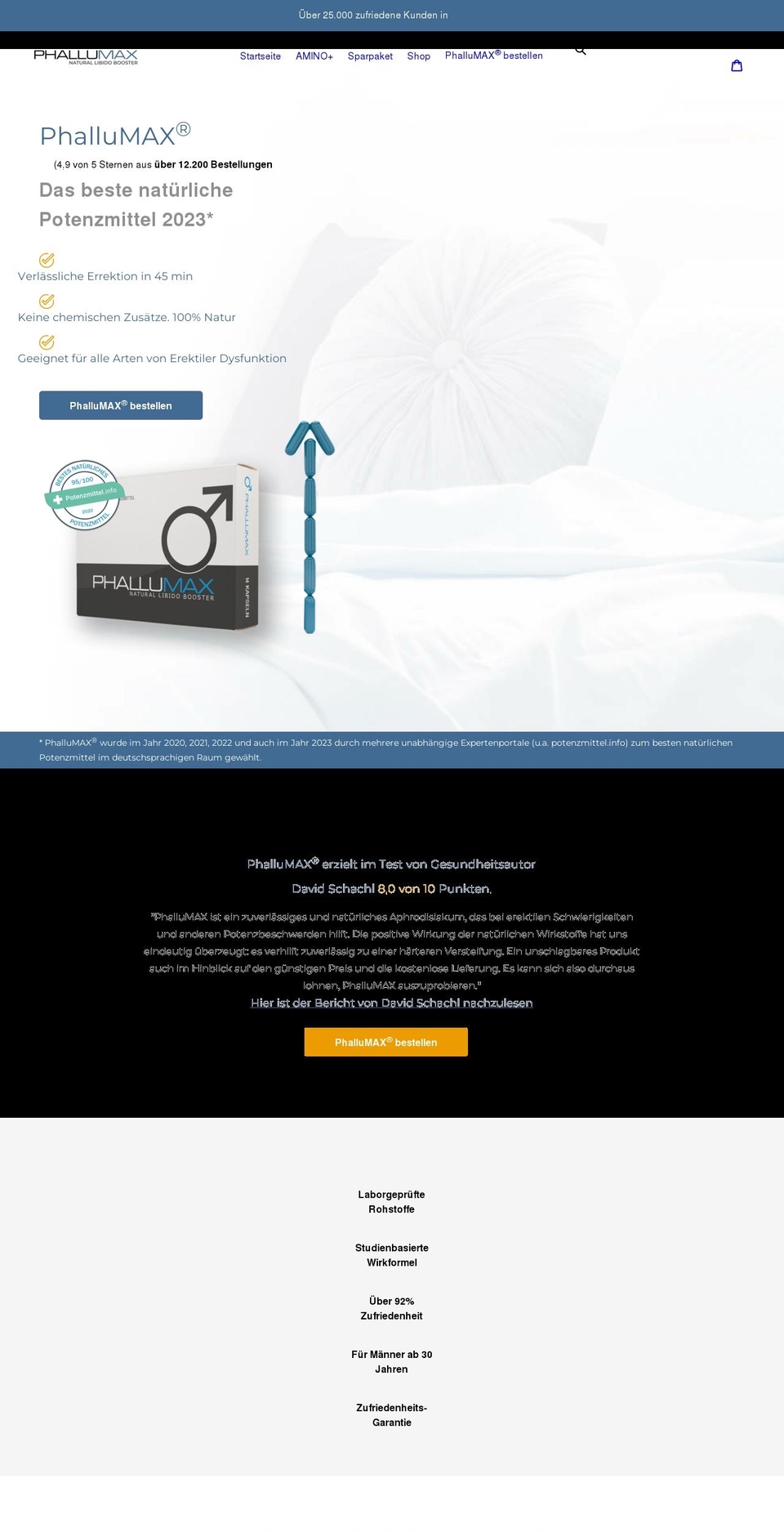 phallumax.de shopify website screenshot