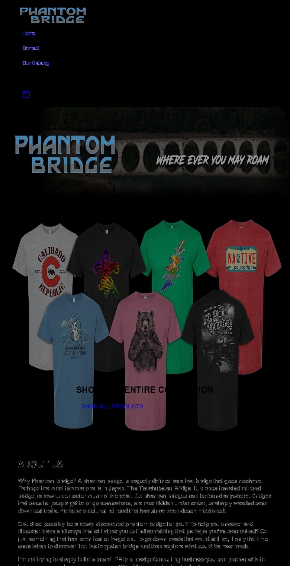 phantombridge.com shopify website screenshot